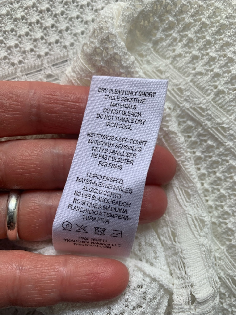 Thakoon IR Ivory Tank, Size XS. - Picture 7 of 10
